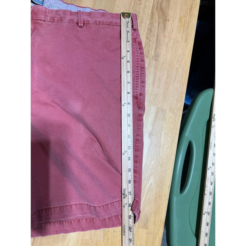 Peter Millar Mens 42 Red Salmon Cotton Chino Golf Shorts 9